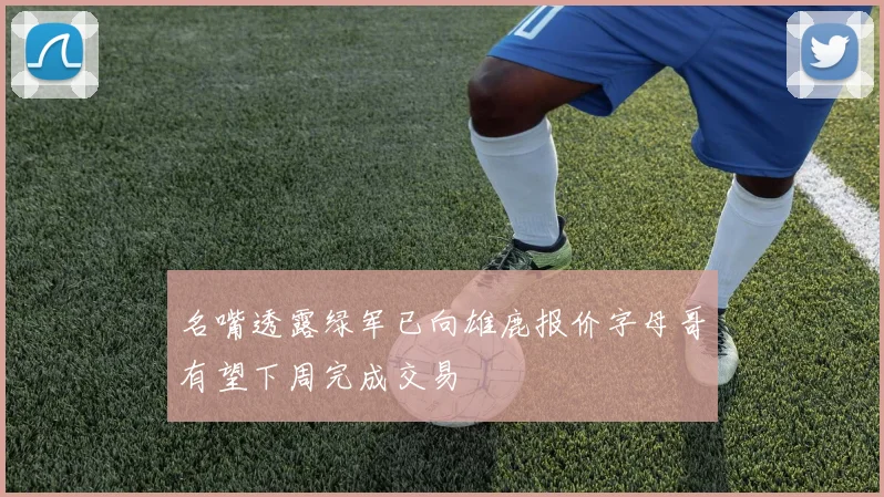 名嘴透露绿军已向雄鹿报价字母哥有望下周完成交易